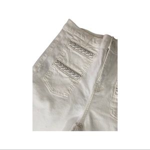 7 for all mankind wide leg jeans - size 29 - white